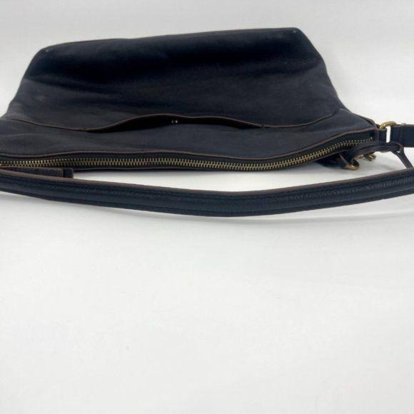 Fossil Black Soft Leather Hobo Medium Shoulder Bag - Picture 4 of 12